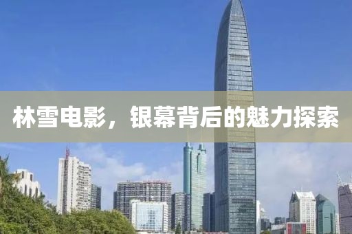 林雪电影，银幕背后的魅力探索