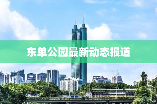 东单公园最新动态报道