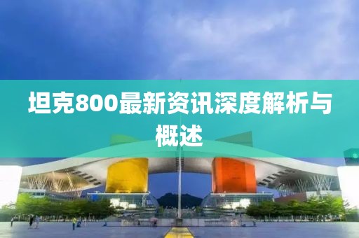 坦克800最新资讯深度解析与概述