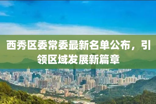 西秀区委常委最新名单公布，引领区域发展新篇章