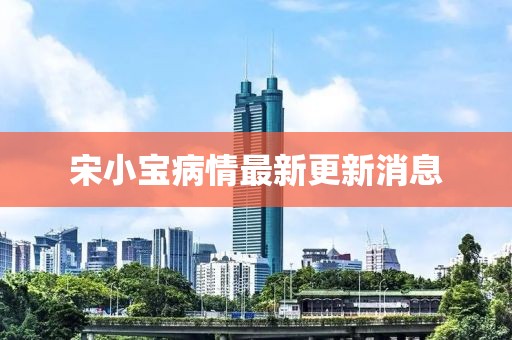 宋小宝病情最新更新消息