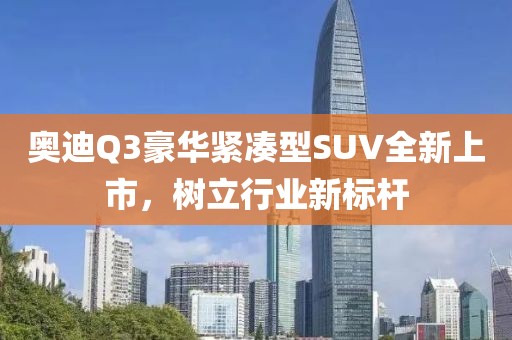 奥迪Q3豪华紧凑型SUV全新上市，树立行业新标杆
