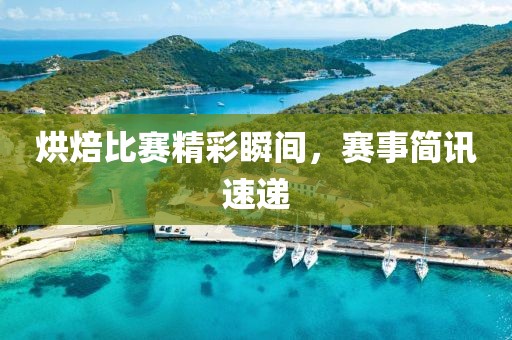 烘焙比赛精彩瞬间，赛事简讯速递