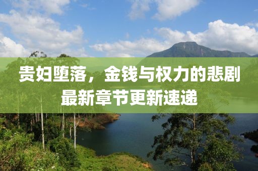 贵妇堕落，金钱与权力的悲剧最新章节更新速递
