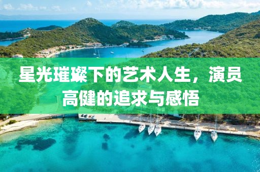星光璀璨下的艺术人生，演员高健的追求与感悟