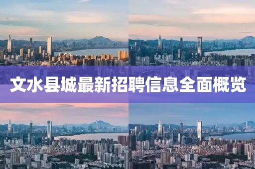 文水县城最新招聘信息全面概览