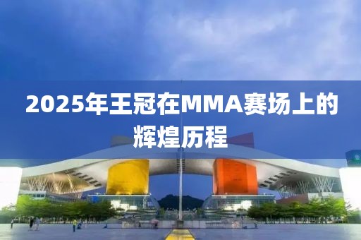 2025年王冠在MMA赛场上的辉煌历程