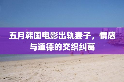 五月韩国电影出轨妻子，情感与道德的交织纠葛