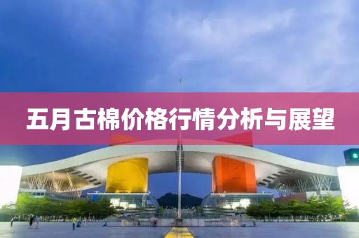 五月古棉价格行情分析与展望