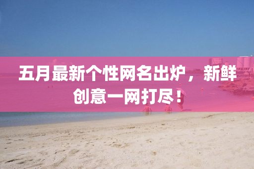 五月最新个性网名出炉，新鲜创意一网打尽！