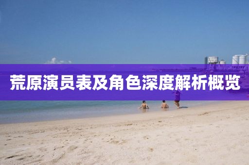 荒原演员表及角色深度解析概览