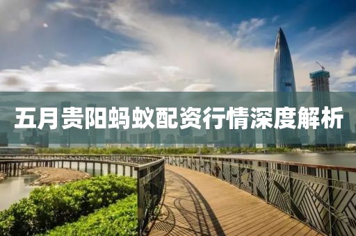 五月贵阳蚂蚁配资行情深度解析