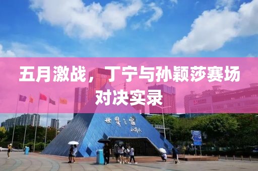 五月激战，丁宁与孙颖莎赛场对决实录