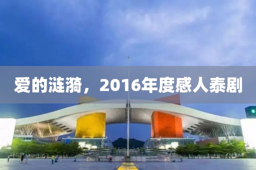 爱的涟漪，2016年度感人泰剧