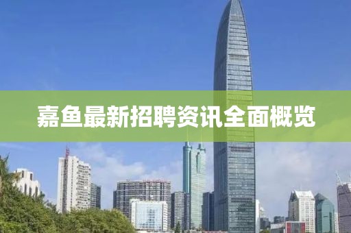 嘉鱼最新招聘资讯全面概览