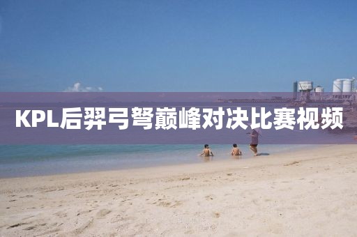 KPL后羿弓弩巅峰对决比赛视频