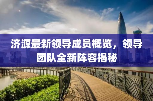 济源最新领导成员概览，领导团队全新阵容揭秘