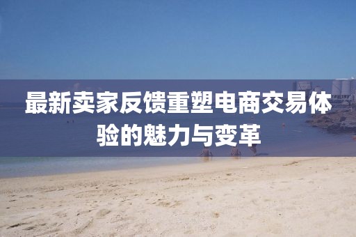 最新卖家反馈重塑电商交易体验的魅力与变革