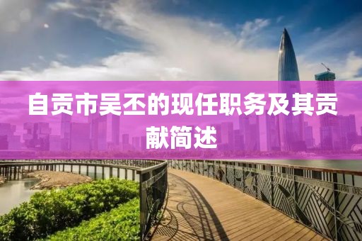 自贡市吴丕的现任职务及其贡献简述