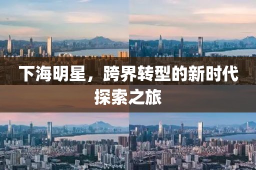 下海明星，跨界转型的新时代探索之旅