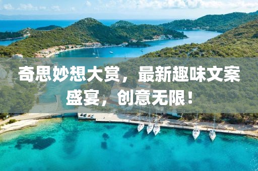 奇思妙想大赏，最新趣味文案盛宴，创意无限！